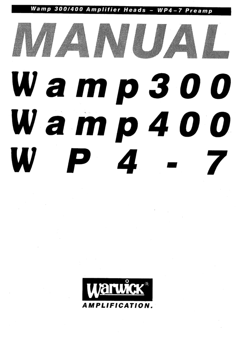 Warwick Wamp 300 User manual