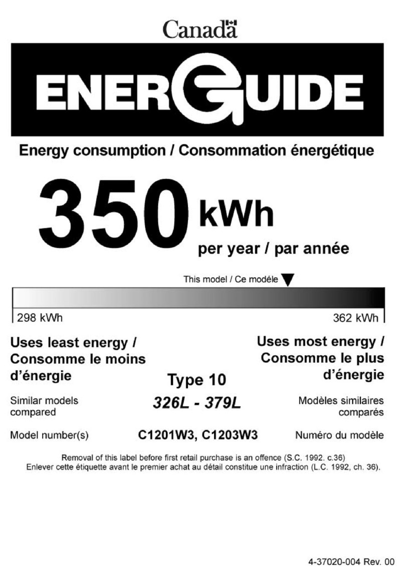 WC Wood C1201W3 Energy guide