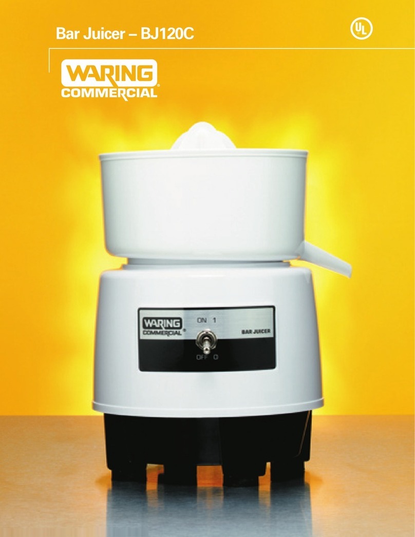 Waring BJ120C User manual