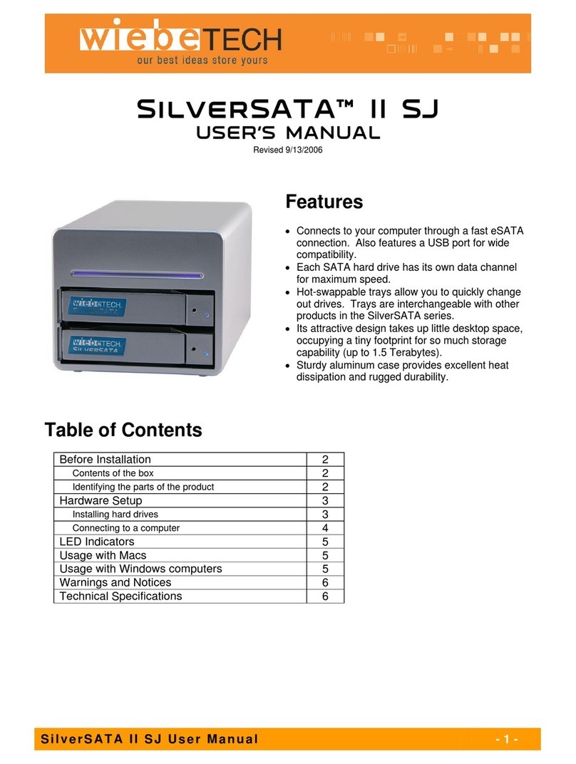 WiebeTech SIS2-SJ User manual