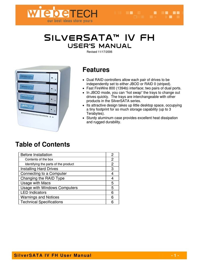 WiebeTech SIS4-FH User manual