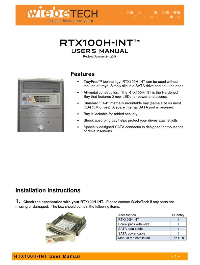 WiebeTech RTX100-INT user manual
