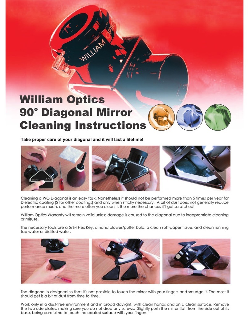 William Optics WD-CF-DIG2-D Cleaning instructions