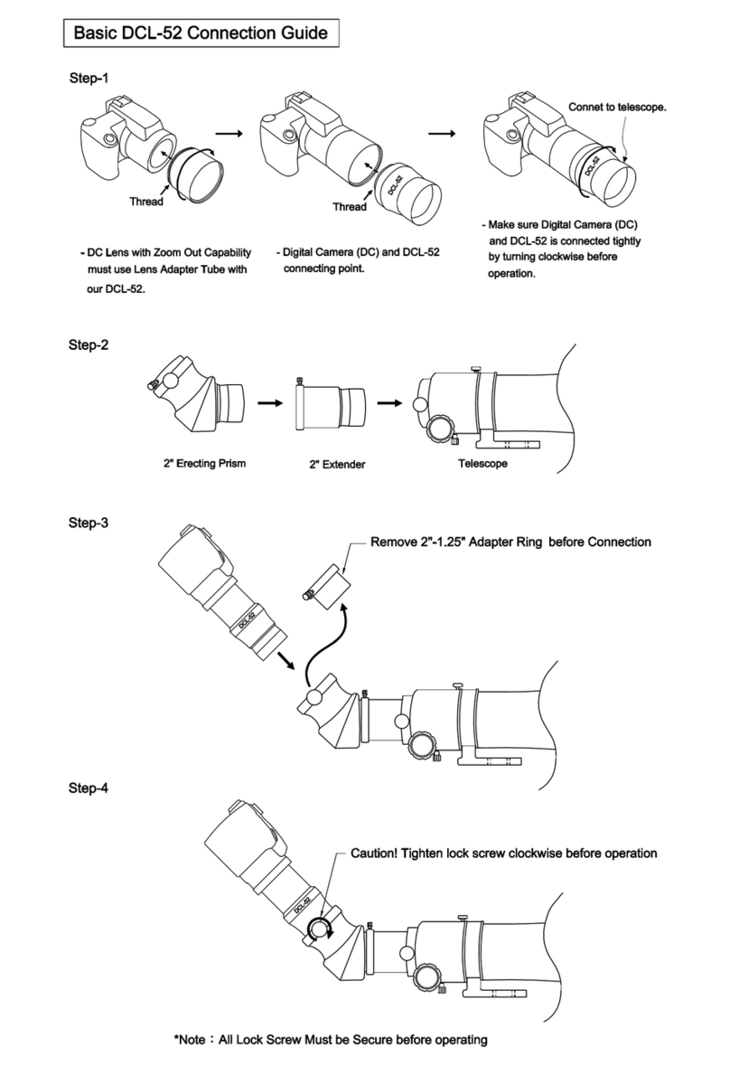 William Optics DCL-52 Instruction Manual