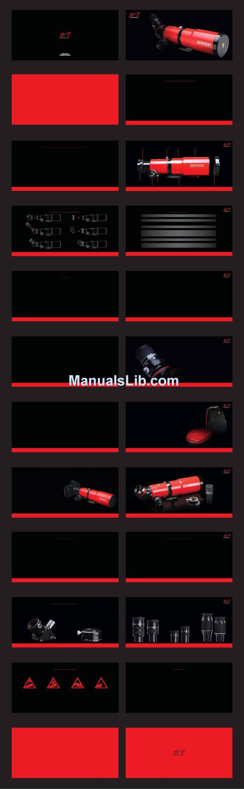 William Optics Ferrari ZenithStar Racing Specifications William Optics Ferrari ZenithStar Racing Specifications