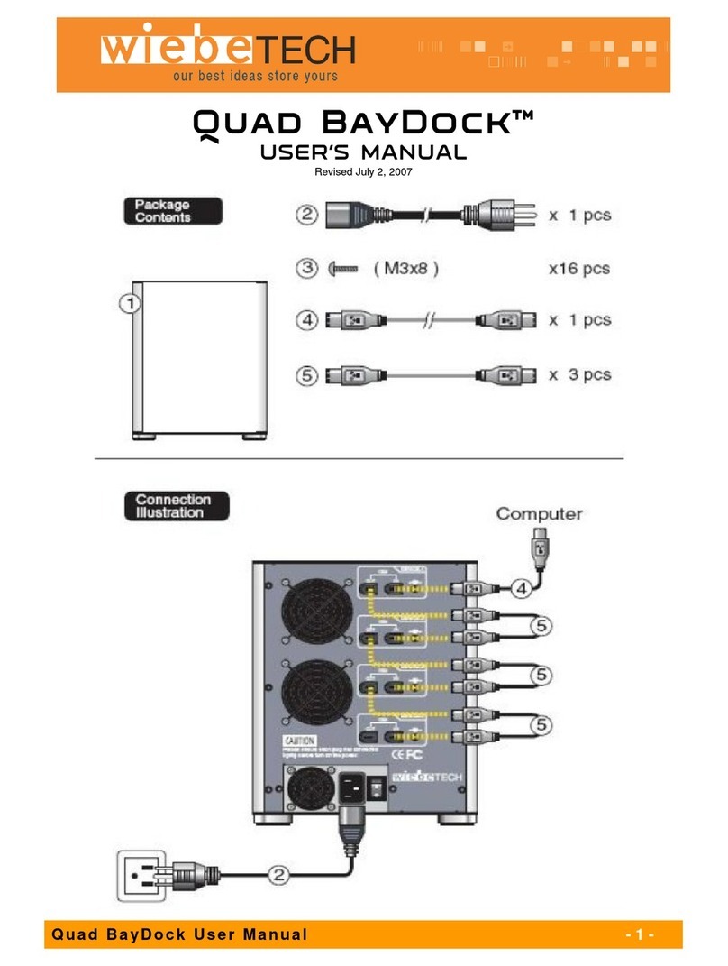 WiebeTech QBD4 User manual