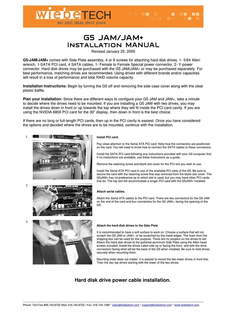WiebeTech G5J installation manual
