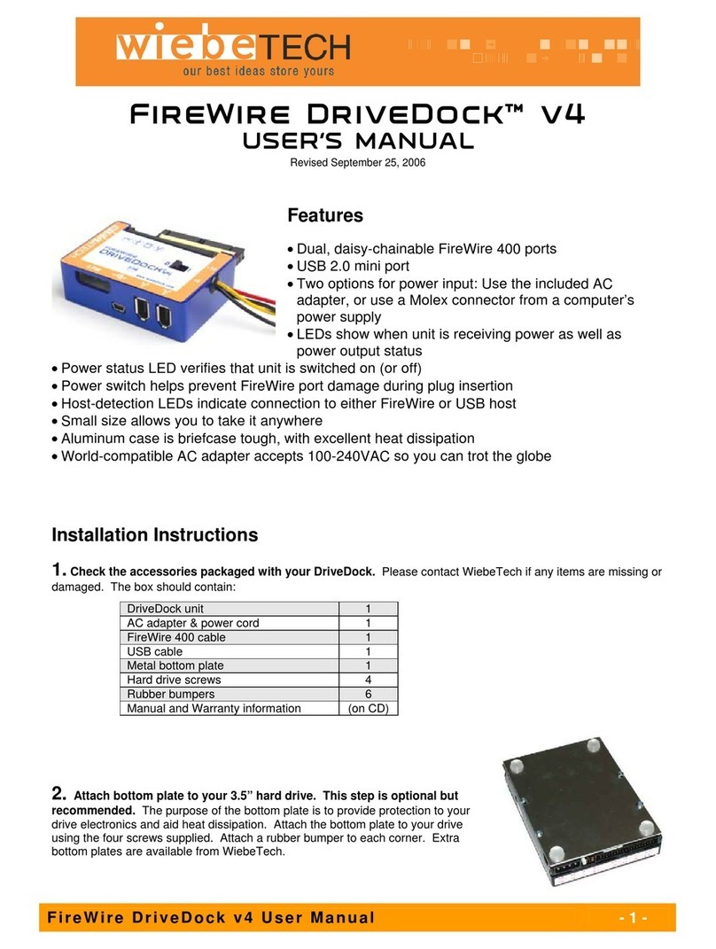 WiebeTech FWDDv4 user manual