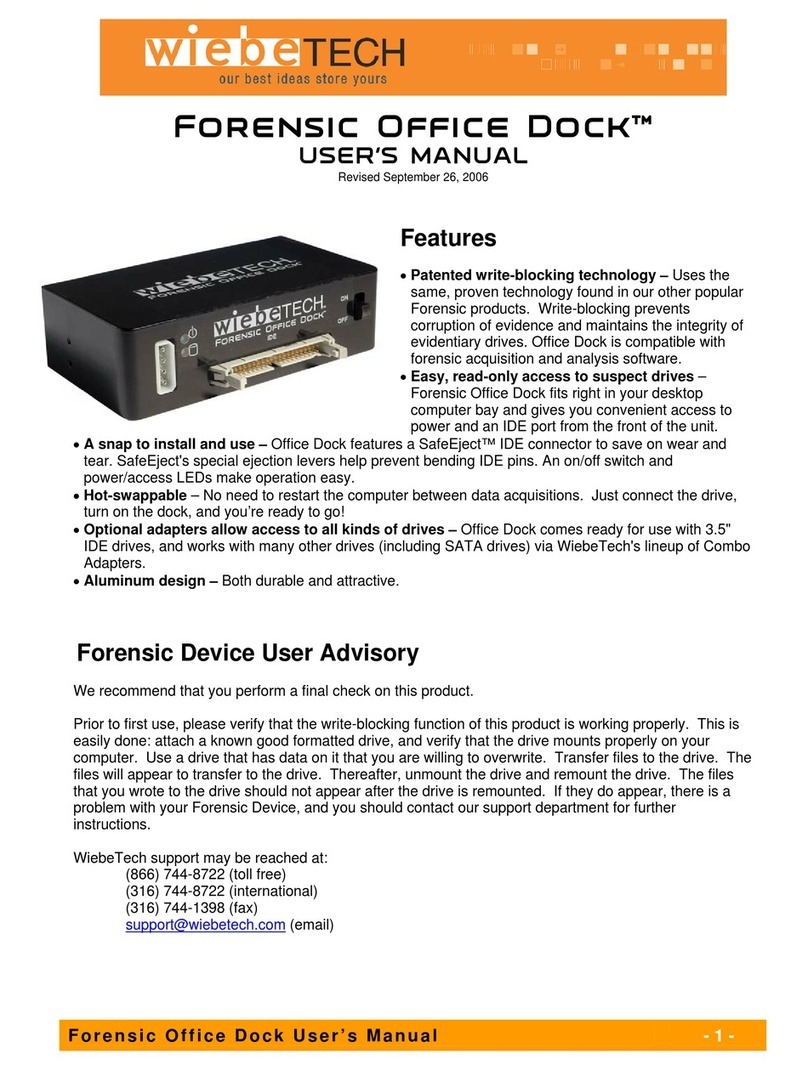 WiebeTech FOD user manual WiebeTech FOD user manual