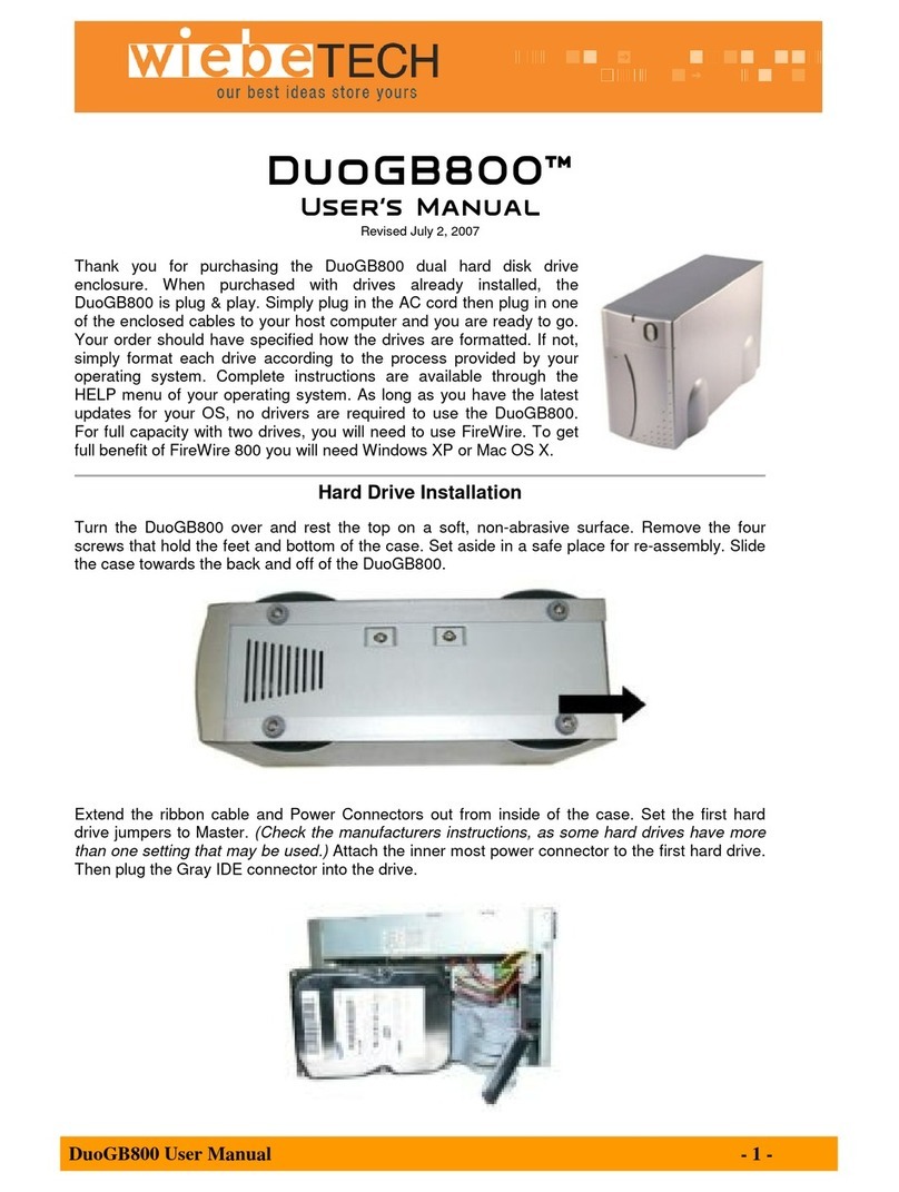 WiebeTech DU8-0 user manual WiebeTech DU8-0 user manual