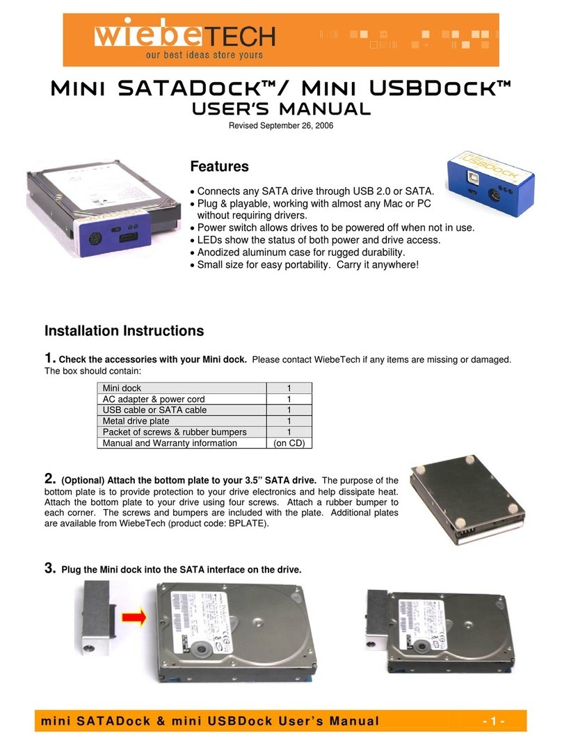 WiebeTech MBD User manual