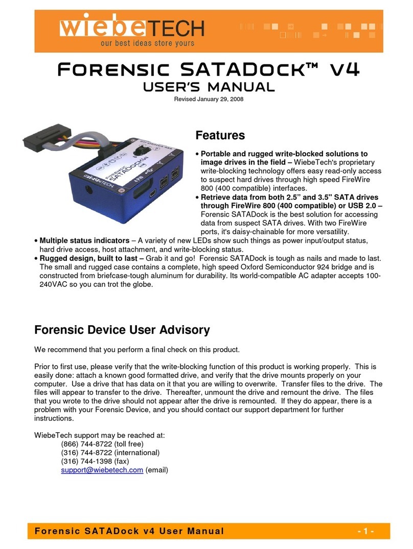 WiebeTech FSDKv4 User manual