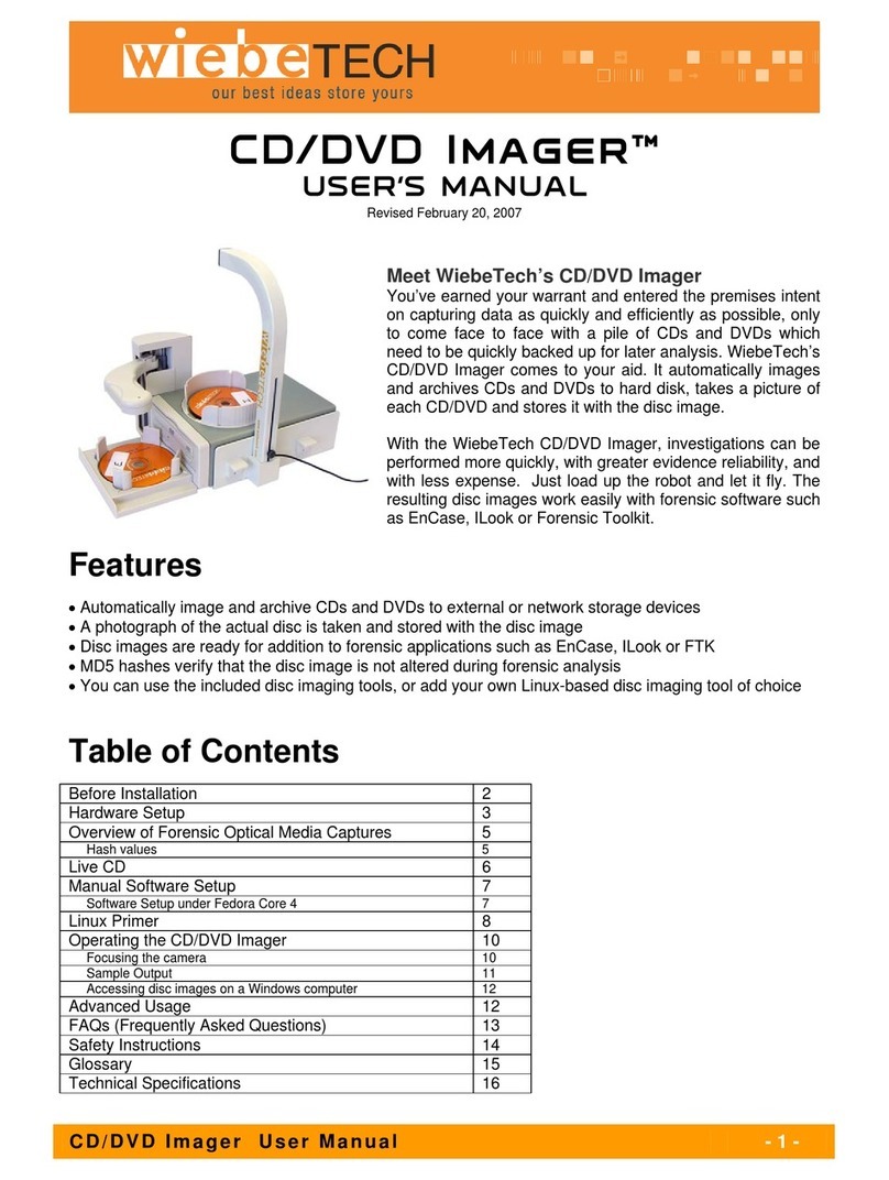 WiebeTech CD/DVD Imager CDI-1 user manual