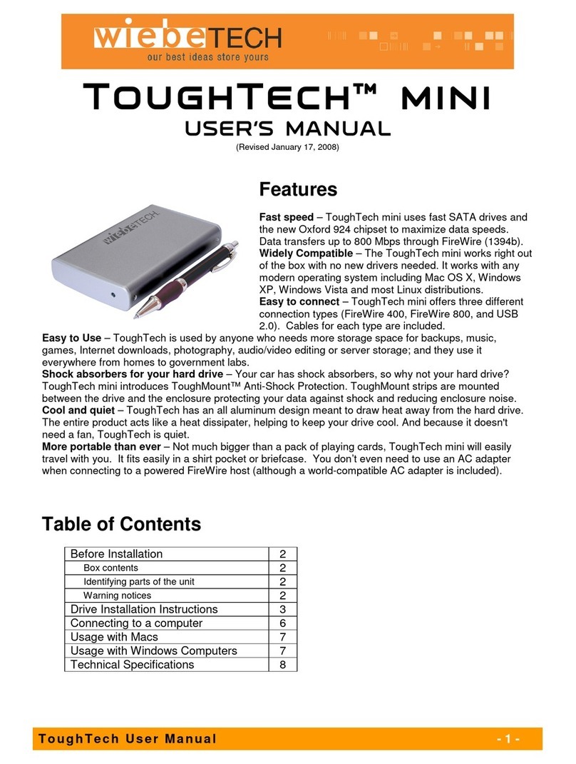 WiebeTech ToughTech mini user manual