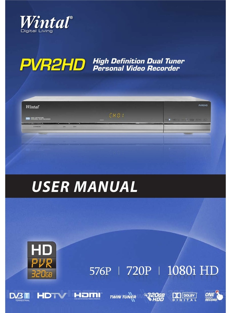 Wintal PVR2HD User manual