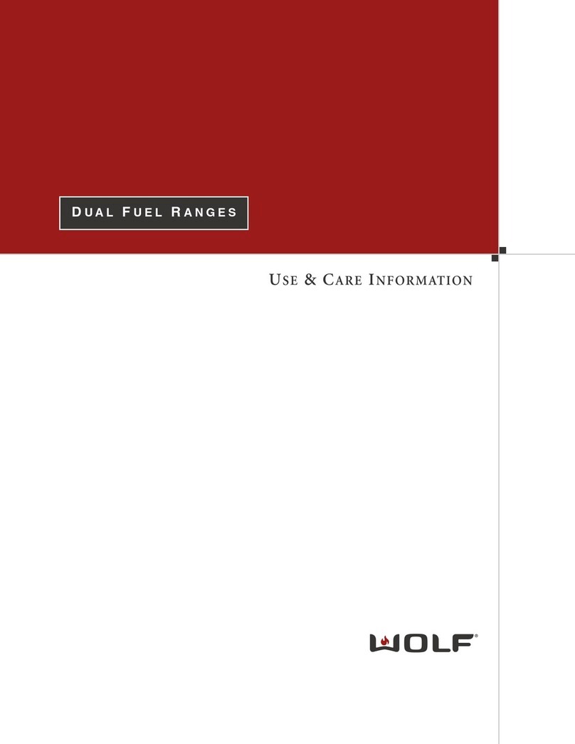 Wolf DF304 Owner's manual