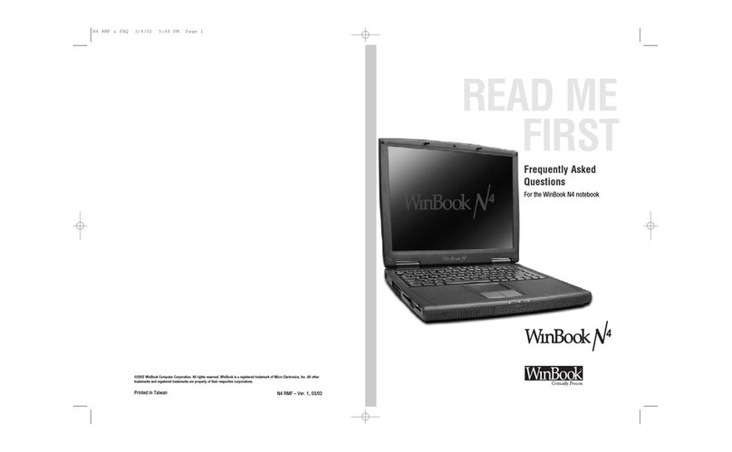 Winbook N4 Instruction Manual Winbook N4 Instruction Manual