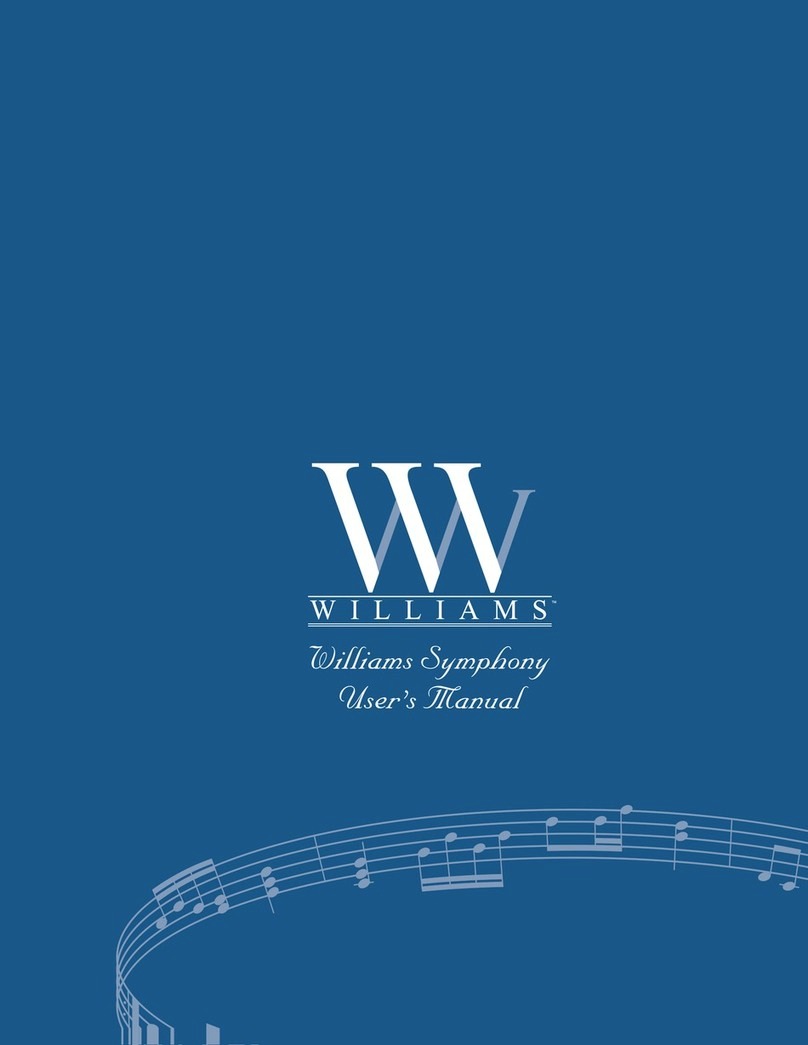 Williams Piano Symphony user guide Williams Piano Symphony user guide