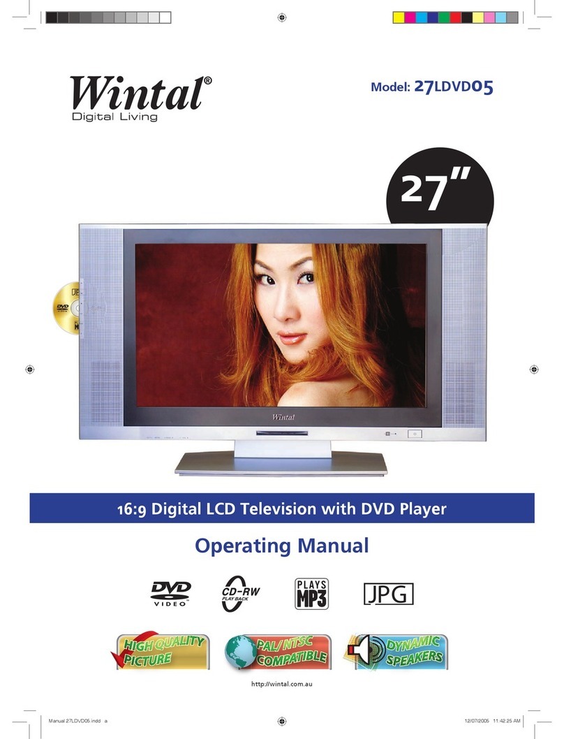 Wintal 27LDVD05 operating manual