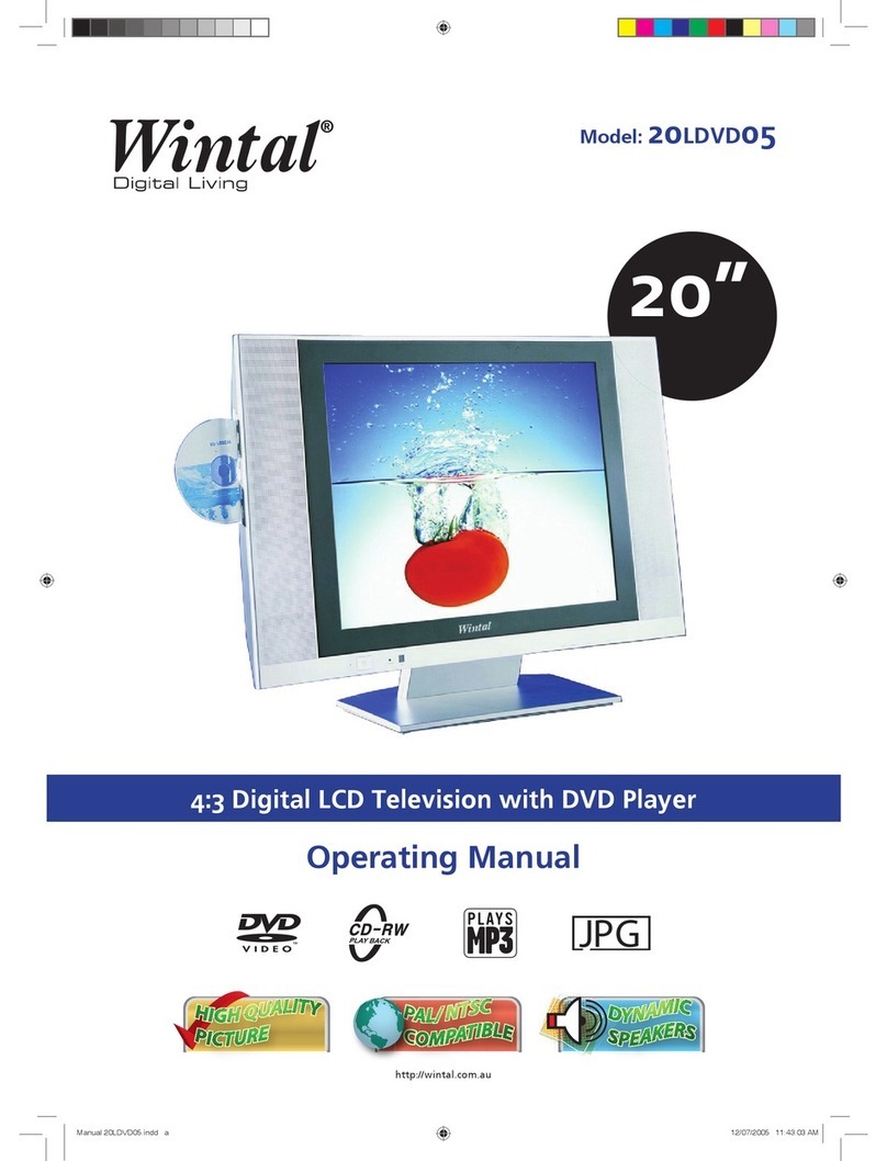 Wintal 20LDVD05 operating manual