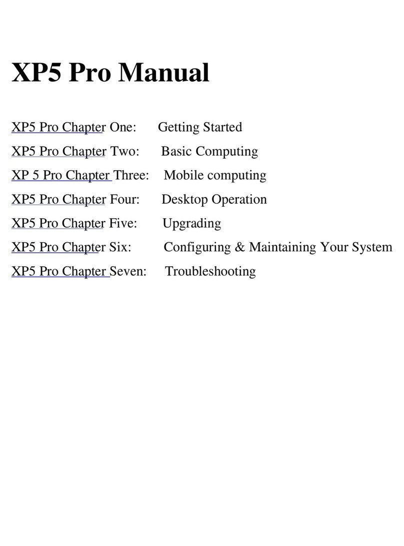 Winbook XP5 Pro User manual