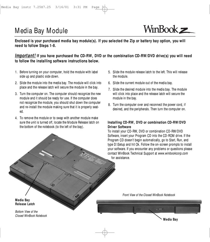 Winbook Z1 supplementary guide