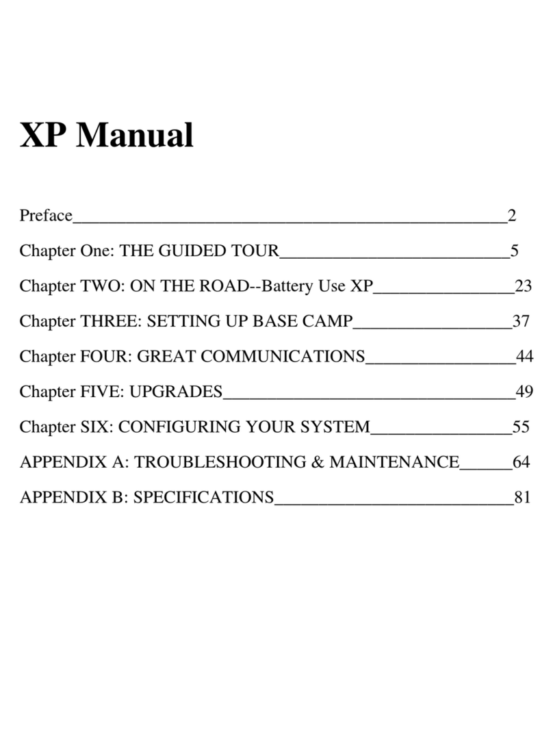 Winbook XP User manual Winbook XP User manual