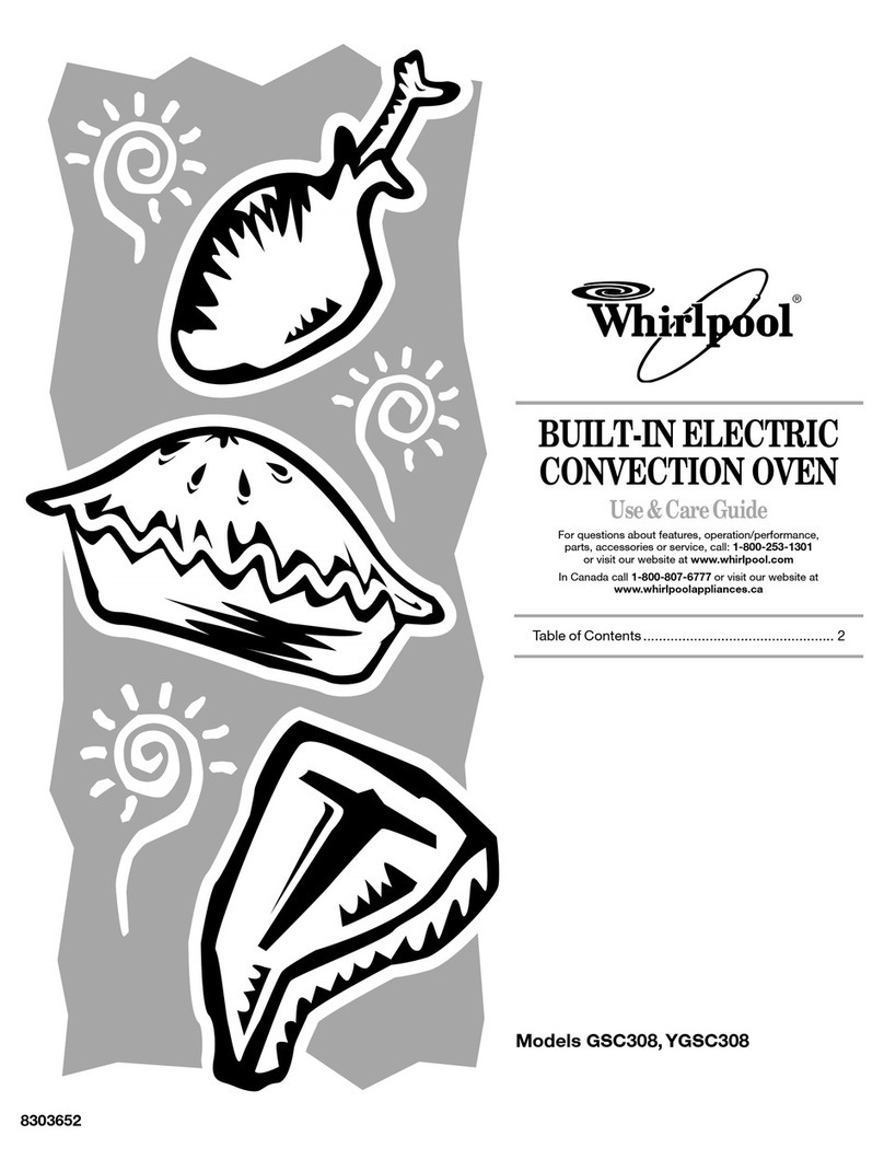 Whirlpool GSC308PRS Use and care guide