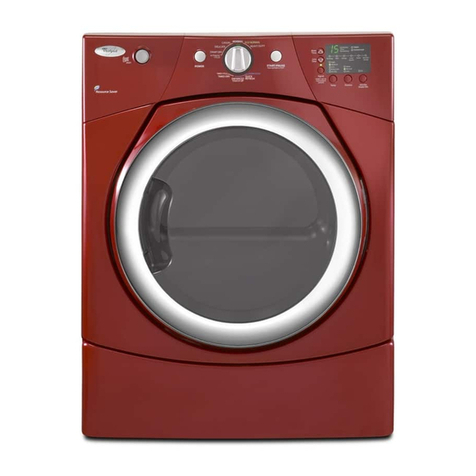 Whirlpool Duet Steam WED9270X Use and care guide