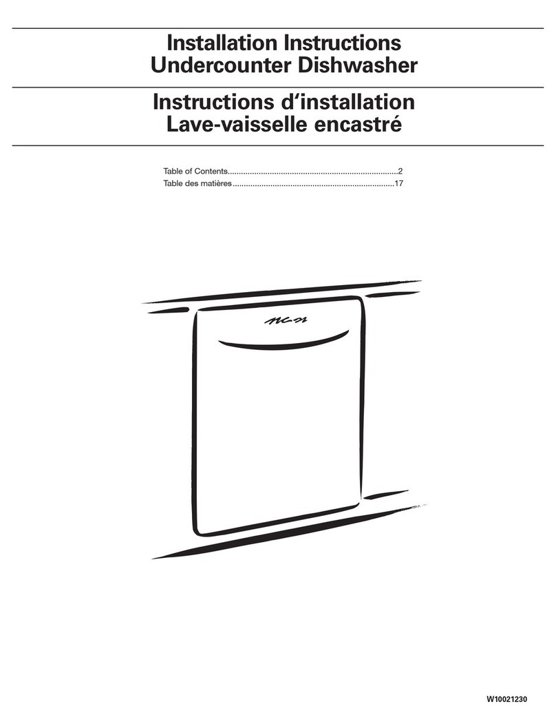 Whirlpool GU3600XTV User manual