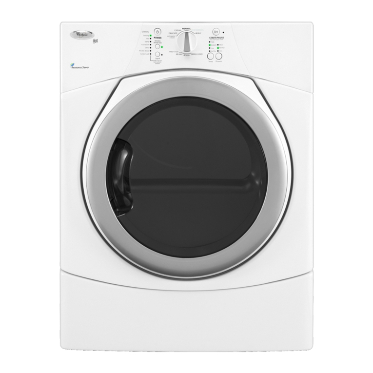 Whirlpool WED9150 Use and care guide