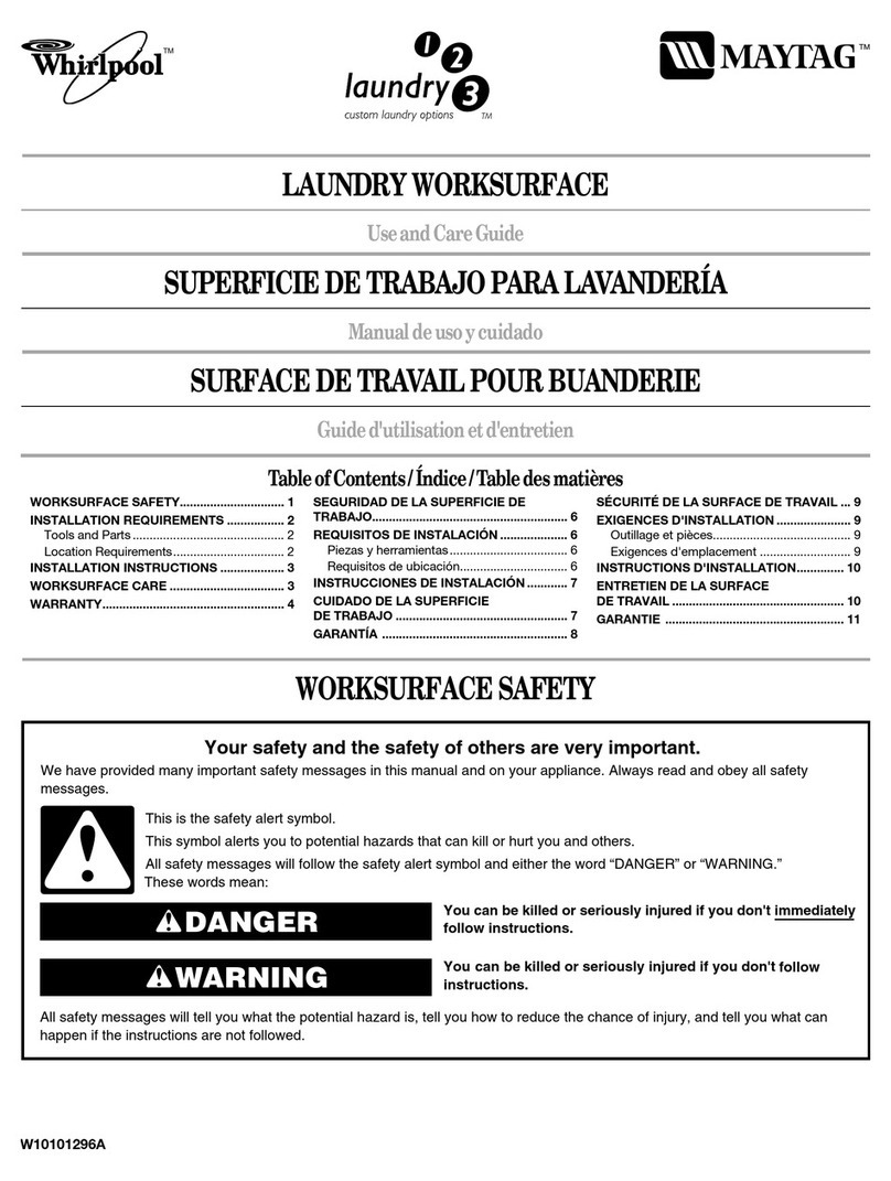 Whirlpool XW29000V Use and care guide