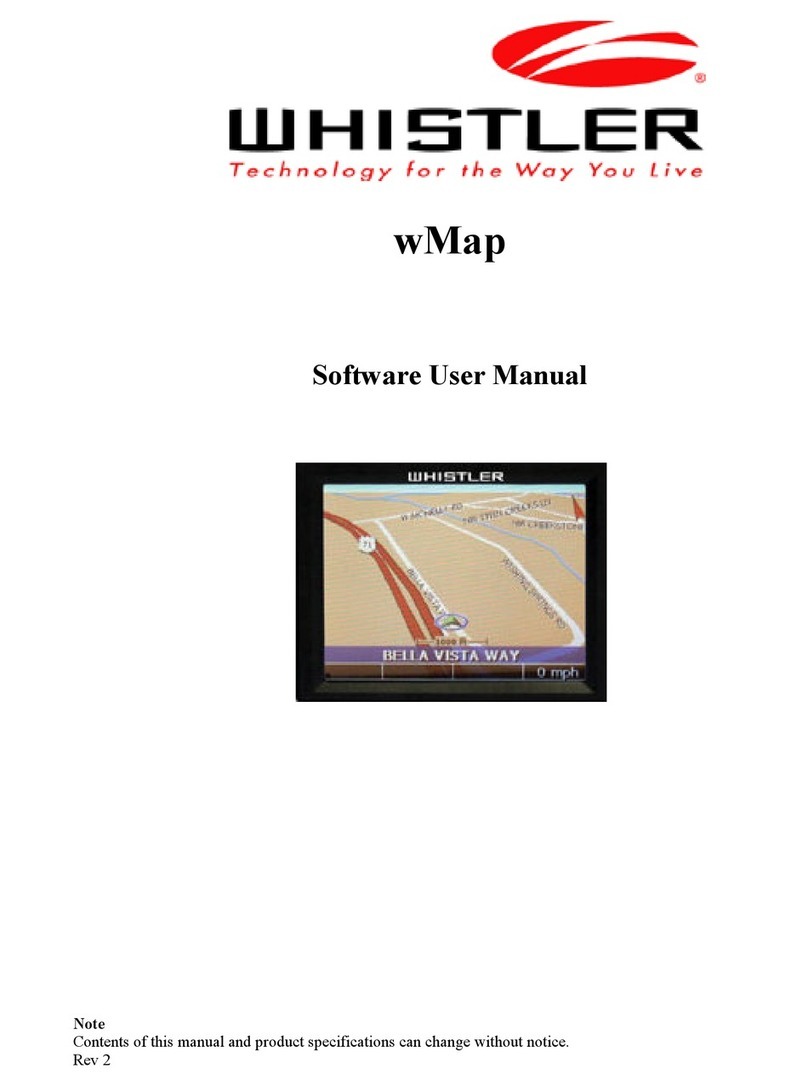 Whistler WGPX-550 user manual