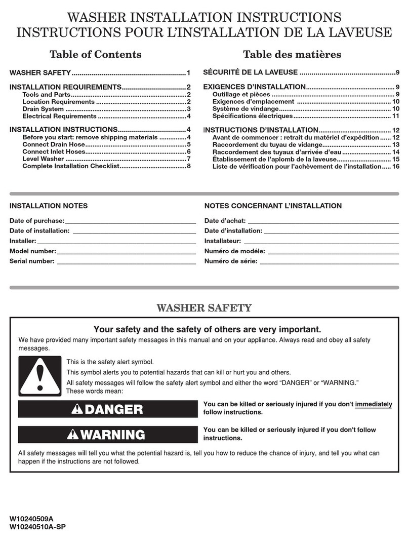 Whirlpool Cabrio,- WED7300X install guide