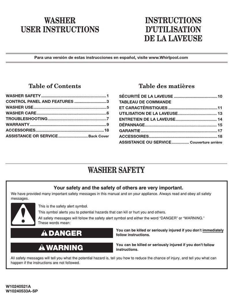 Whirlpool ATW4475V User instructions