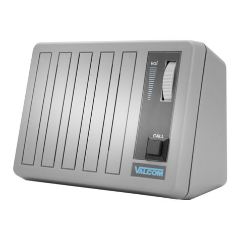 Valcom V-764 User manual