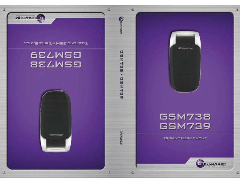 UTStarcom GSM738 User manual UTStarcom GSM738 User manual