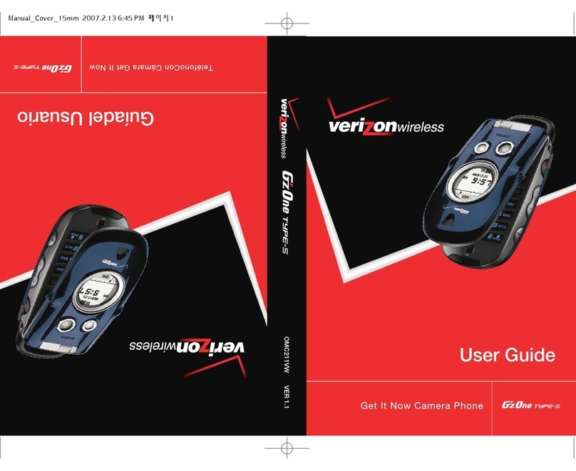 UTStarcom Gz One Type S User manual UTStarcom Gz One Type S User manual