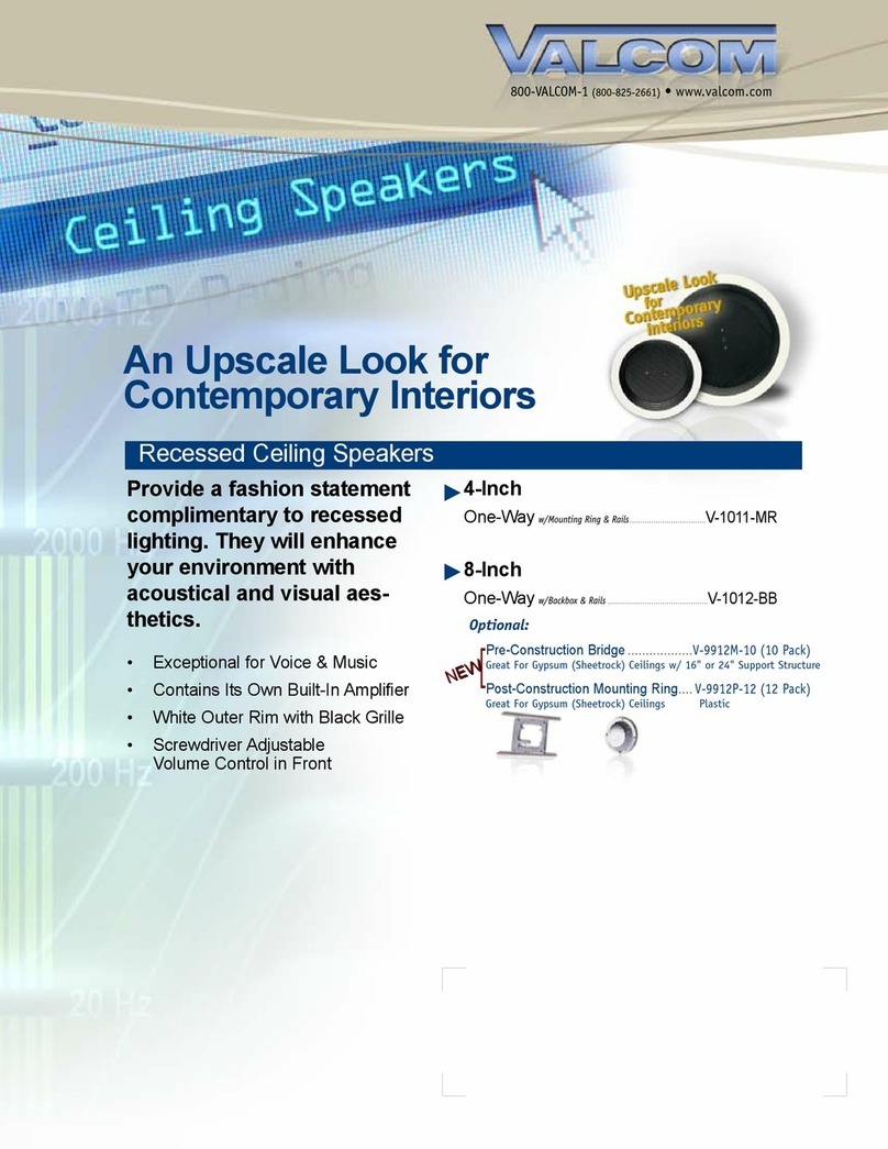Valcom V-1011-MR brochure