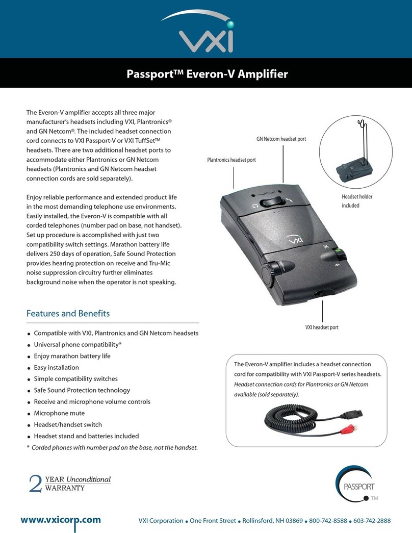 VXI Passport Everon-V User manual