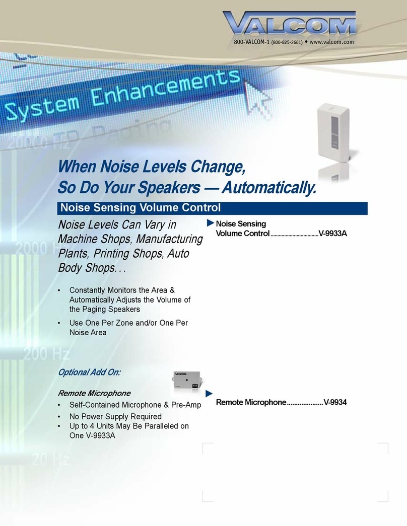 Valcom V-9933A datasheet