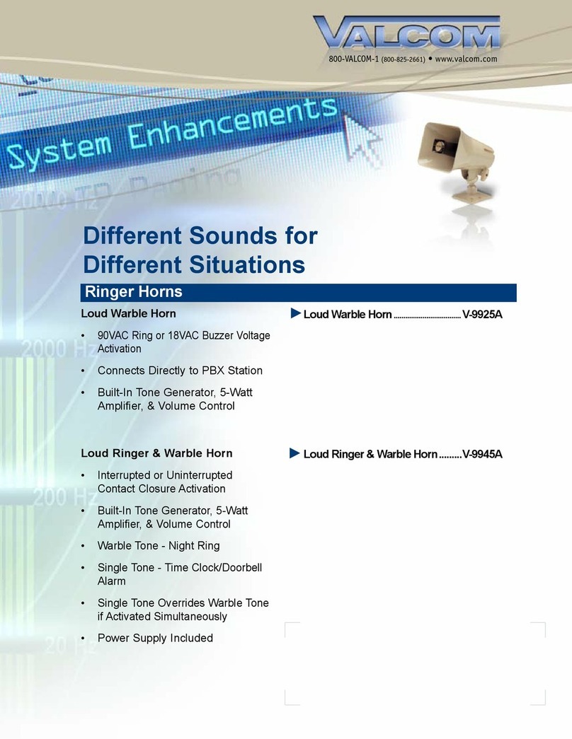 Valcom V-9925A datasheet