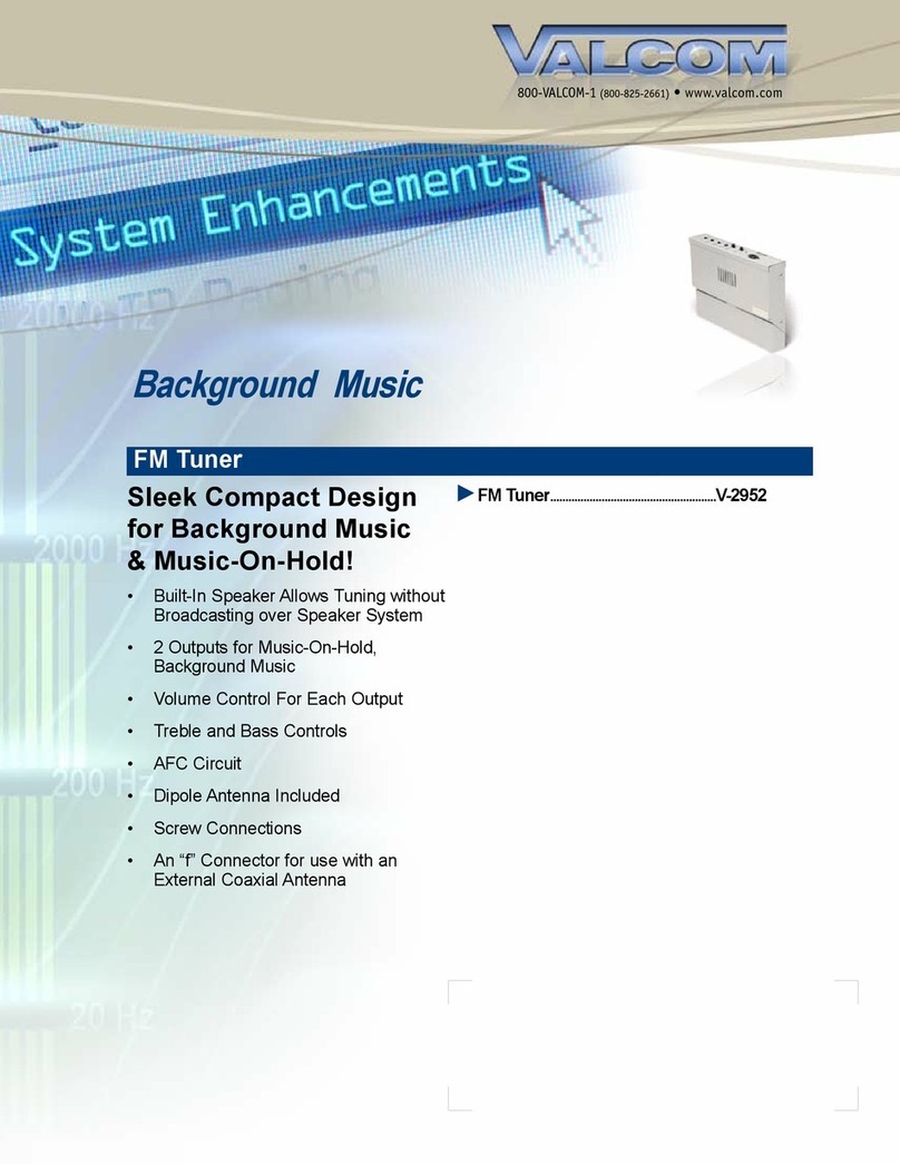 Valcom V-2952 datasheet