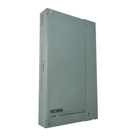 Valcom V-9964 User manual Valcom V-9964 User manual