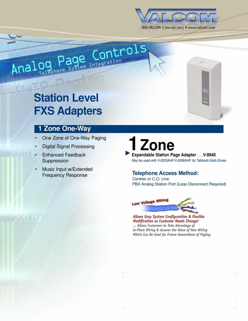 Valcom V-9940 datasheet