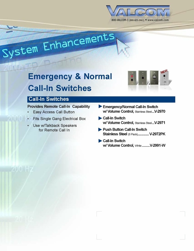 Valcom V-2970 brochure