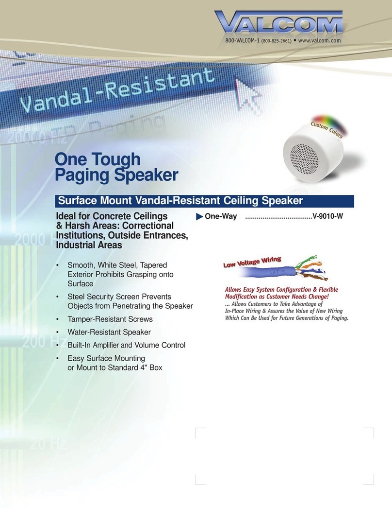 Valcom V9010 datasheet
