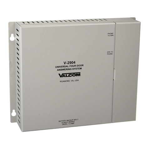 Valcom V-2904 User manual