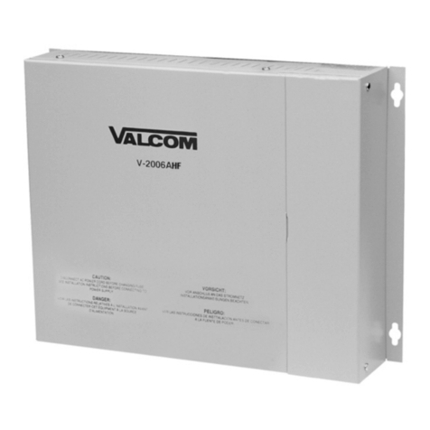 Valcom V-2006AHF User manual Valcom V-2006AHF User manual