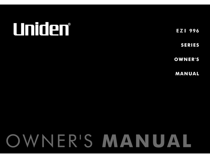 Uniden EZI 996 Series User manual Uniden EZI 996 Series User manual